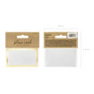 Picture of PLACE CARDS GOLD FRAME 9.5X5.5CM